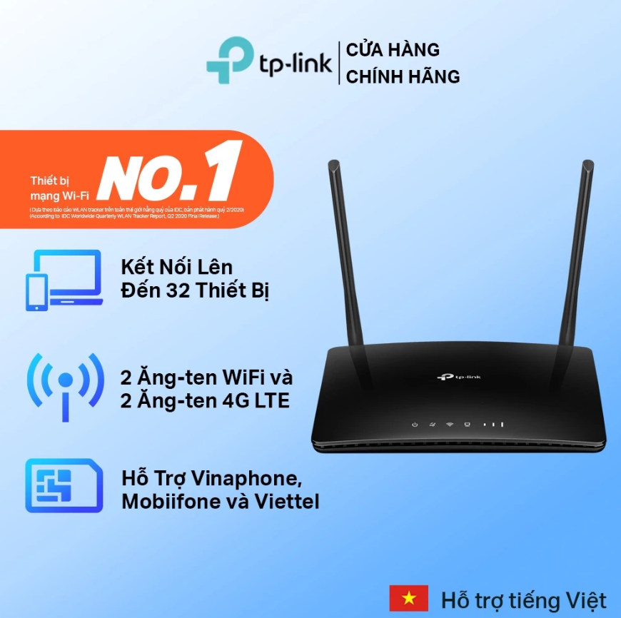 Bộ phát wifi TPlink MR6400 - Bộ phát tốt của TPLink