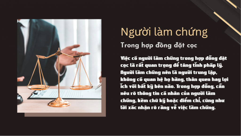 Hợp đồng có người làm chứng ( người thứ 3 )