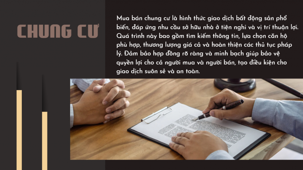 Mẫu hợp đồng mua - bán chung cư