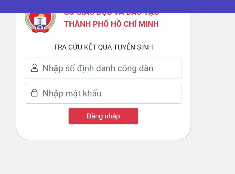 Tra cứu điểm thi lớp 9 vào 10 tại TP Hồ Chí Minh