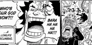 One Piece chapter 1154: Trận chiến tay đôi kịch tính giữa Loki và Samrock