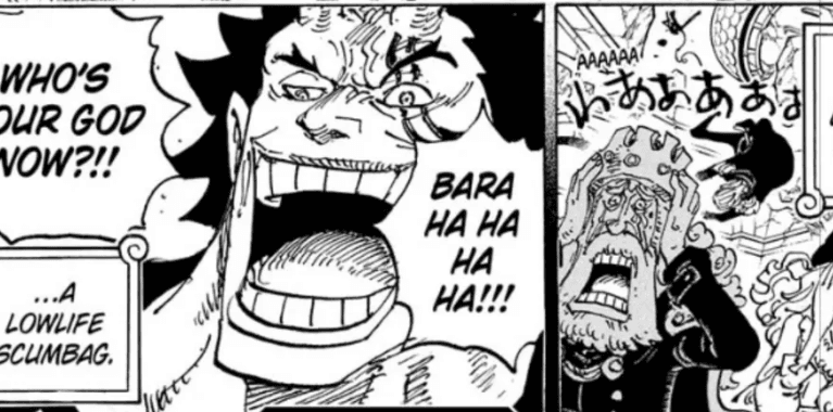 One Piece chapter 1154: Trận chiến tay đôi kịch tính giữa Loki và Samrock