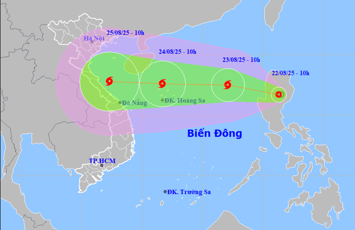 Bão số 5 có thể càng đi càng mạnh, giật cấp 14, mưa 600mm