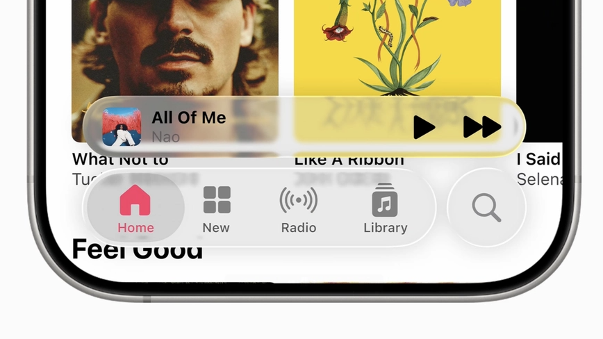 Tối ưu giao diện Liquid Glass