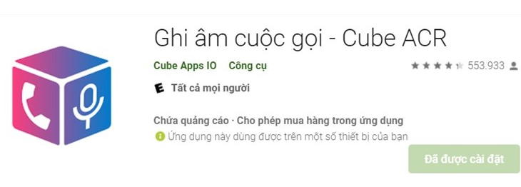 cài đặt Cuber ARC trên điện thoại Android