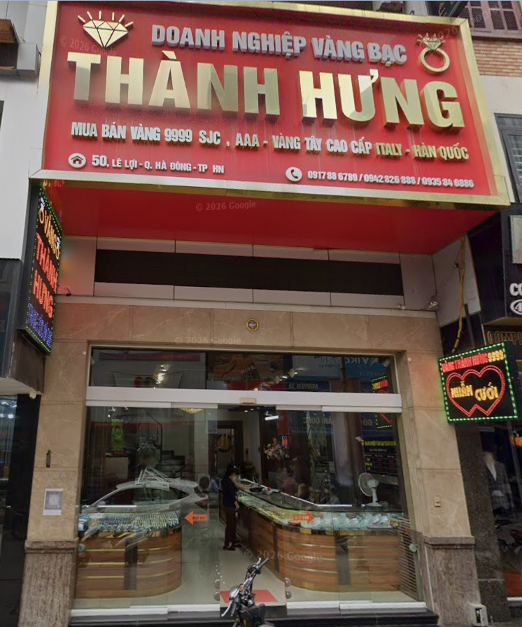 Thông tin và giá vàng Thành Hưng tại quầy Hà Đông hôm nay