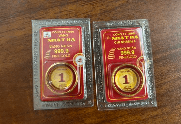 Sản phẩm vàng nhẫn Công ty TNHH Nhật Hạ